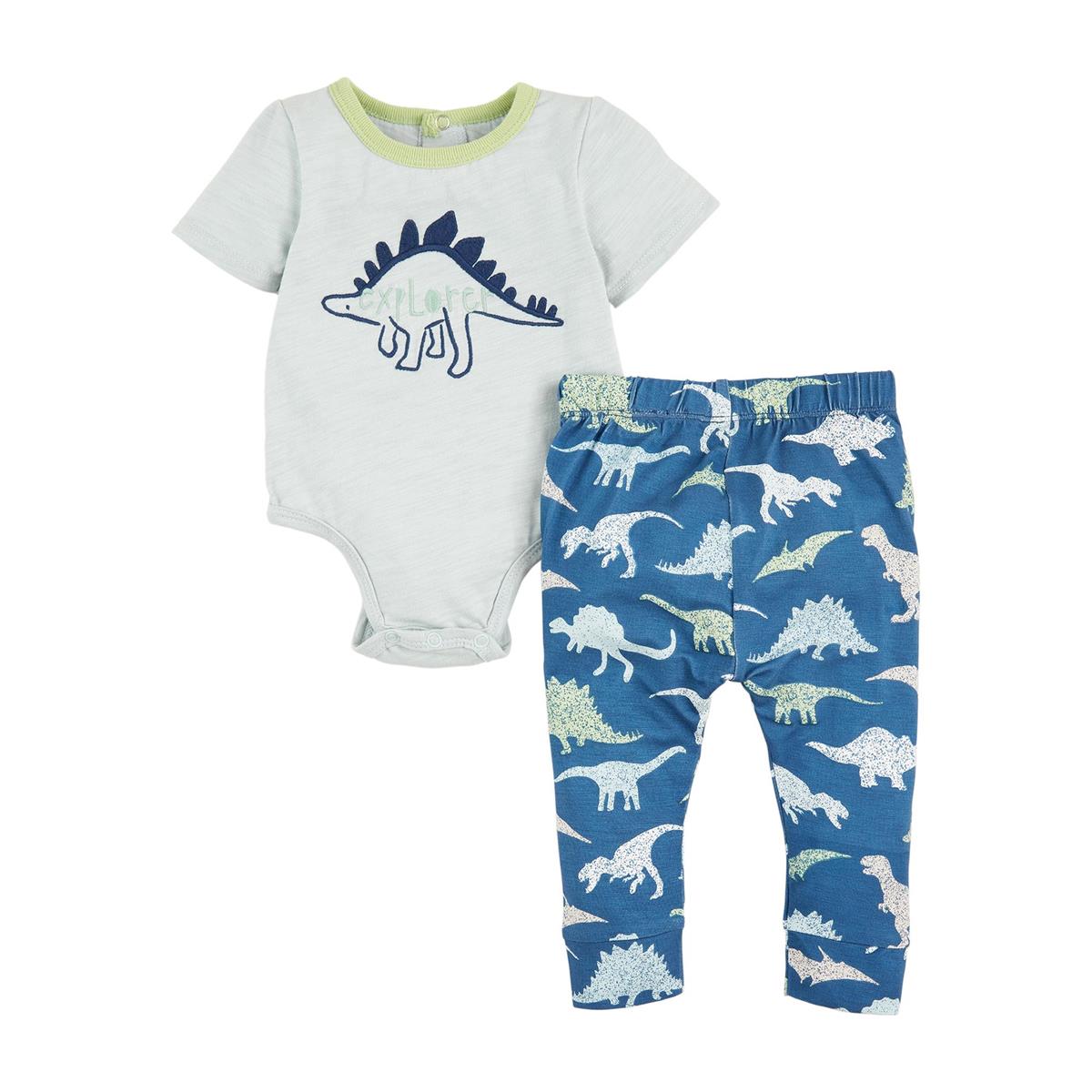 Mud Pie | Dino Glow Crawler Set