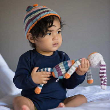 Peeble | Rainbow Bunny Rattle