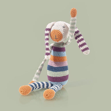 Peeble | Rainbow Bunny Rattle