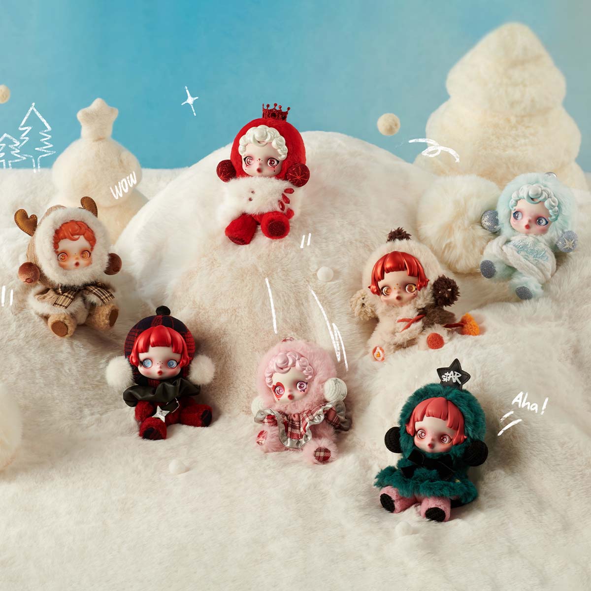 SKULLPANDA Winter Symphony Series Plush | Partita
