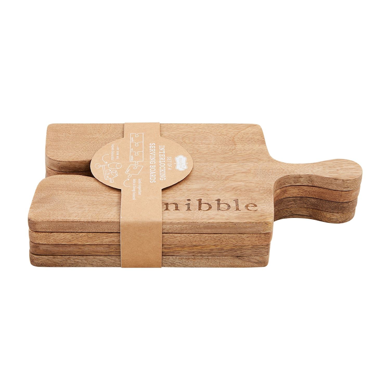 Mud Pie | Interlocking Serving Board Set