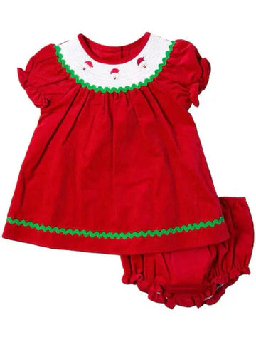 Good Lad| Newborn First Smocked Christmas Dress