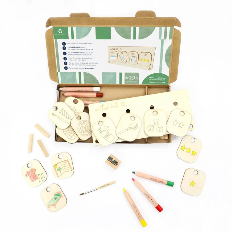 Cotton Twist |Make Your Own Daily Task Chart