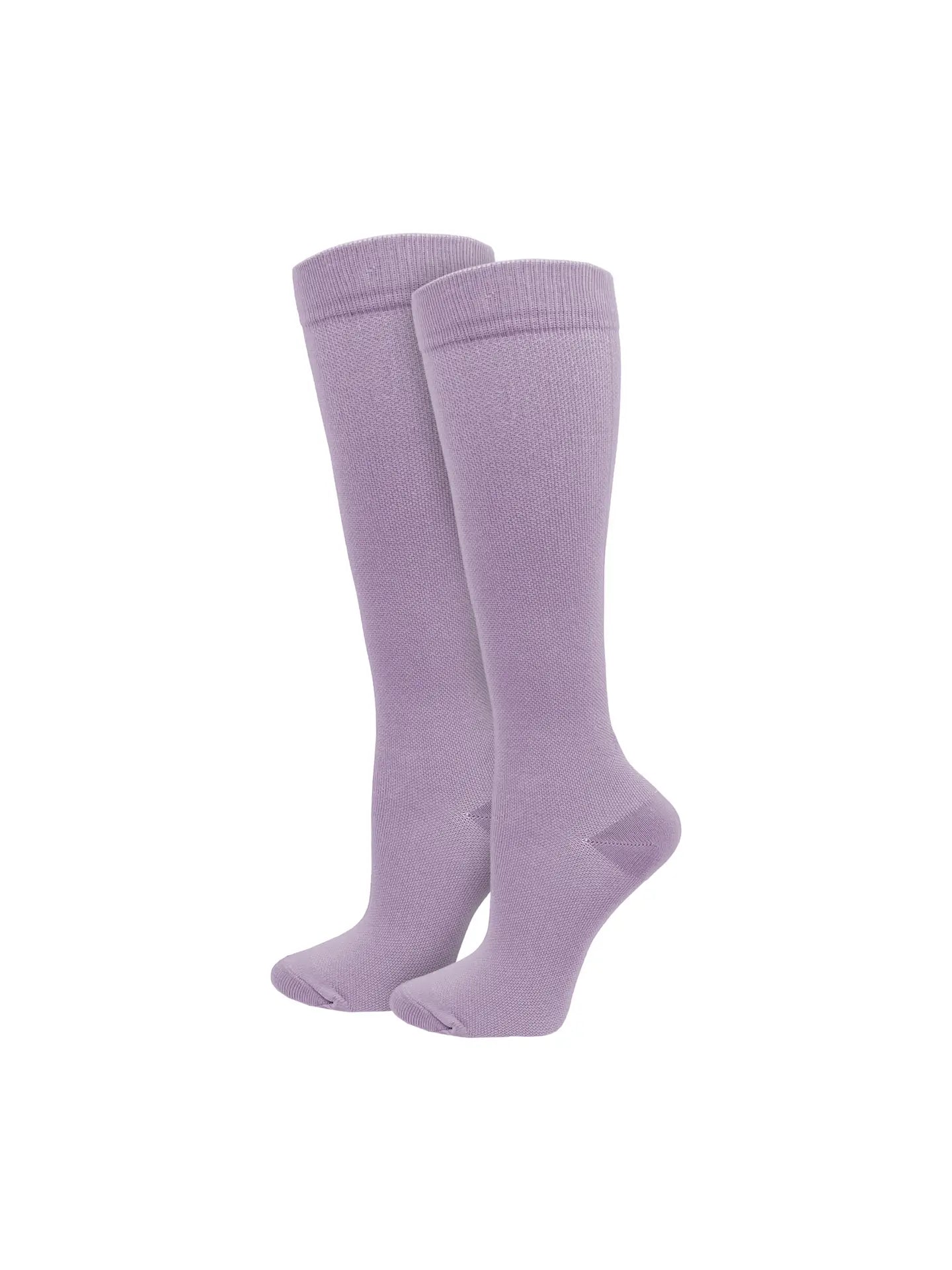 Solid Lavender Compression Knee High