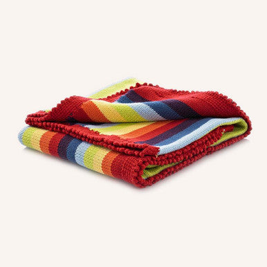 Peeble | Rainbow Strippey Blanket