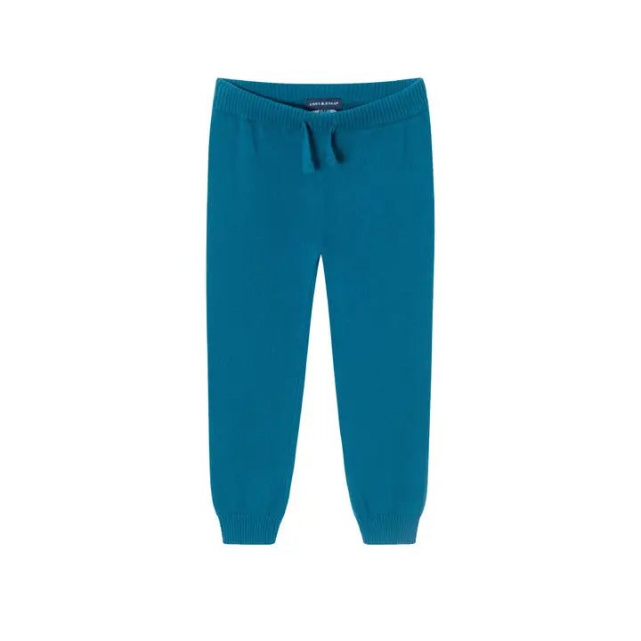 Andy & Evan | Kids (2-4) Sweater Set | Teal Spaceship