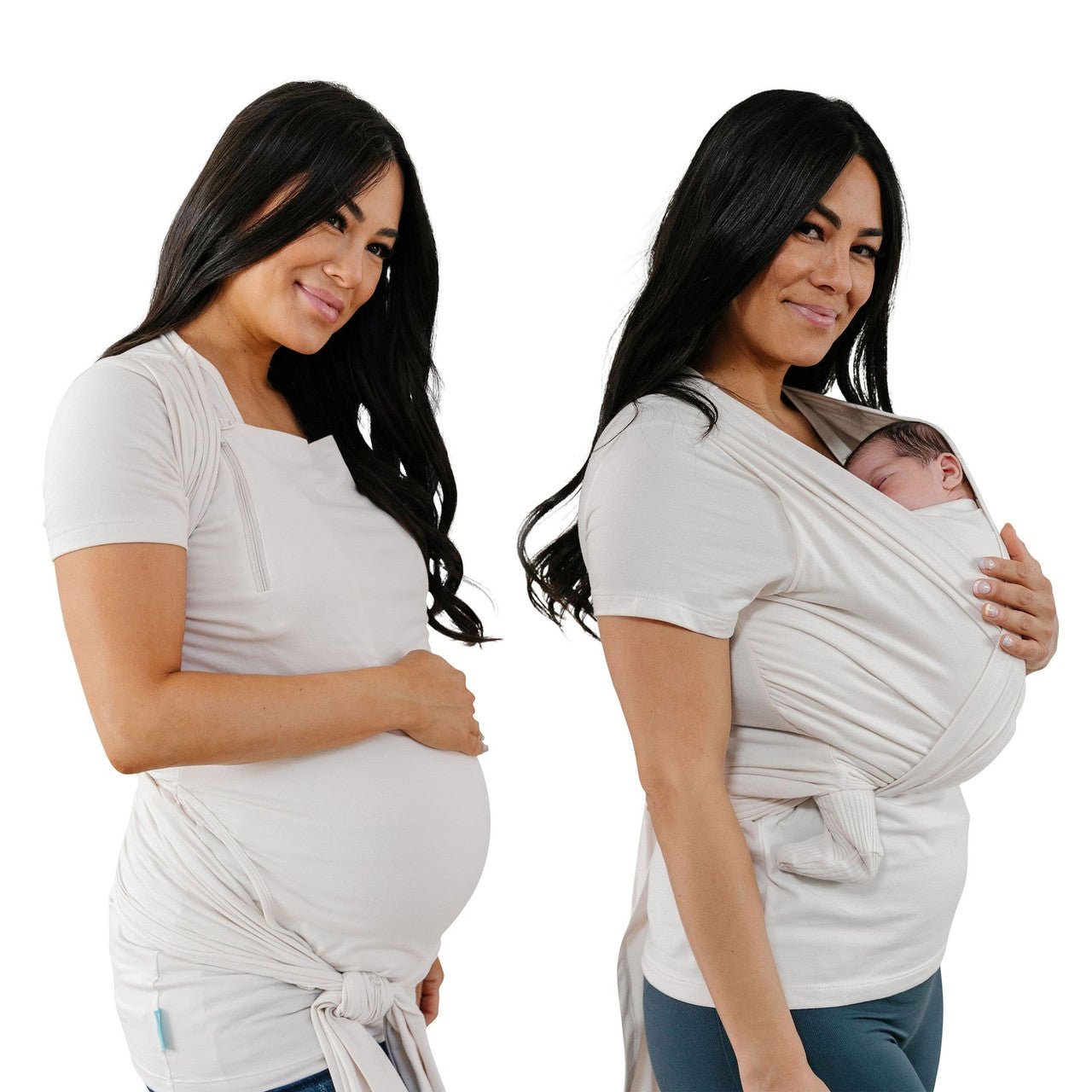 Bump and Beyond T-shirt Wrap | Ivory