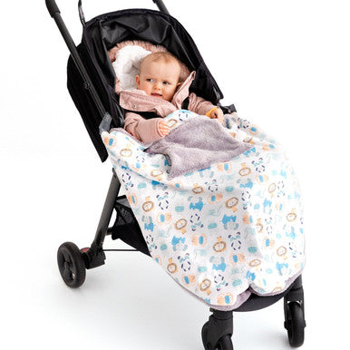 Cheeky Chompers | Baby Blanket- Polkadot Pink
