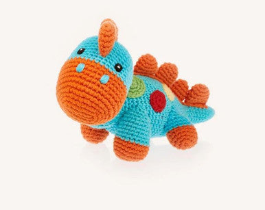 Peeble | Green Steggy Dinosaur Rattle