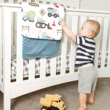 Honey & Lemonade baby and toddler minky blanket