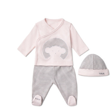 Tous| Baby Three Piece Set | Pink