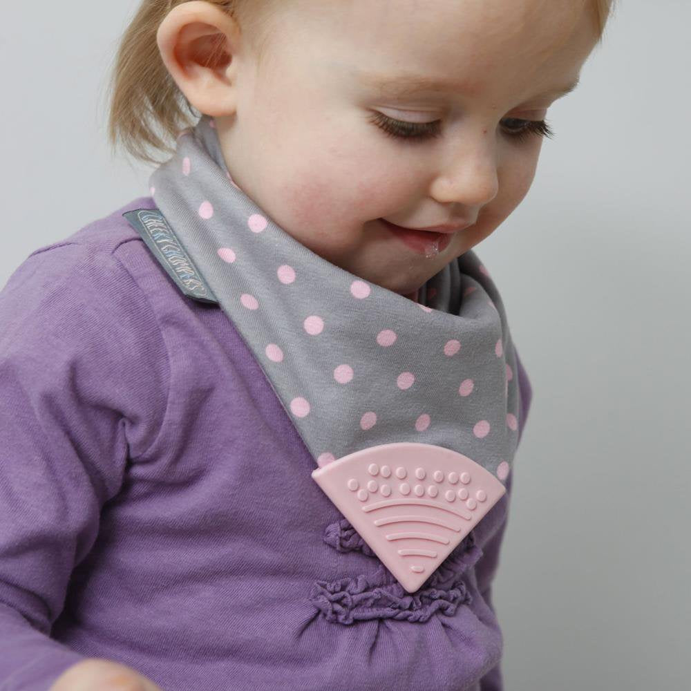 Cheeky Chompers | Neckchewers- Pink Polkadot