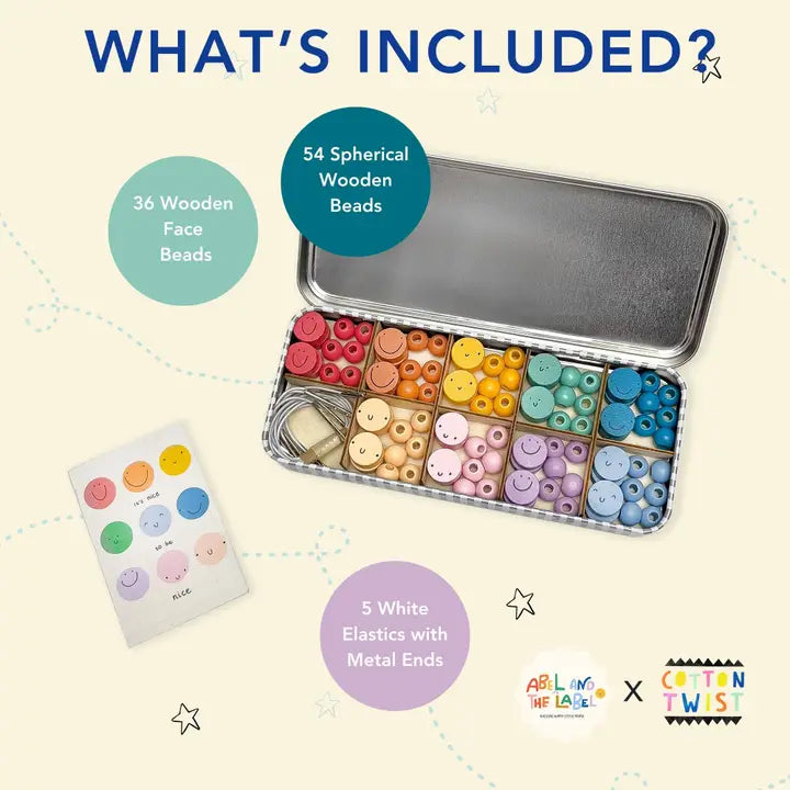 Cotton Twist | It's Nice To Be Nice Bracelet Beading Kit for Children