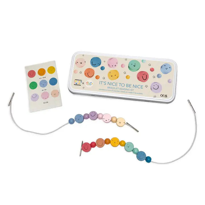 Cotton Twist | It's Nice To Be Nice Bracelet Beading Kit for Children
