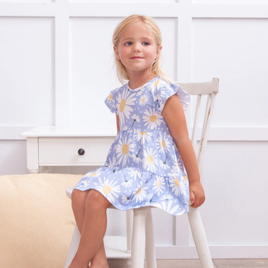 Tesa Babe | Wild Daisies Tiered Dress