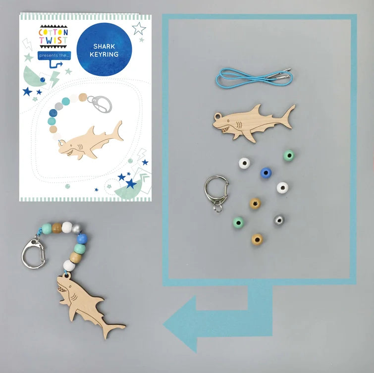 Cotton Twist |Make Your Own Shark Keyring Kit
