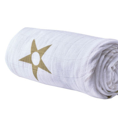 New Castle Star and Stripe Swaddle Blanket
