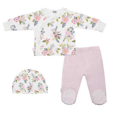Chicco | Kushies Pink Floral Take Me Home Set