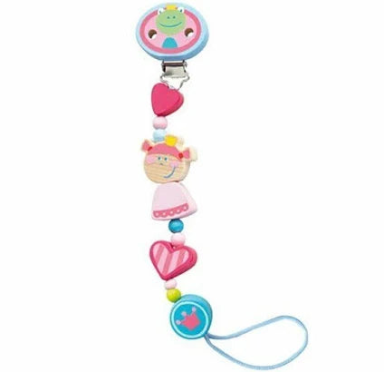 Haba | Pacifier Chain Heart Princes