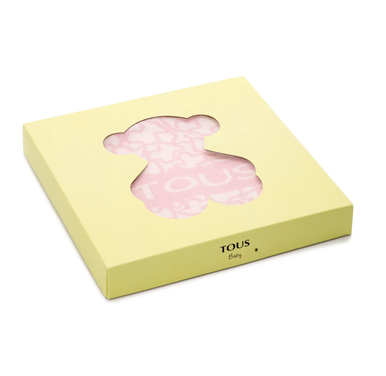 Tous | Jacquard Baby Blanket| Pink