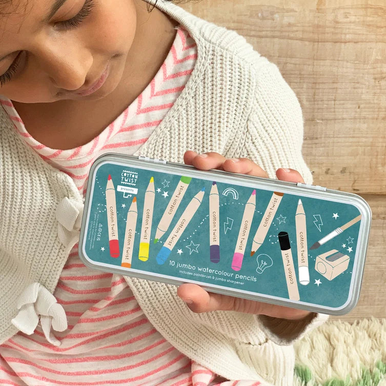 Cotton Twist | Jumbo Watercolour Pencils Tin
