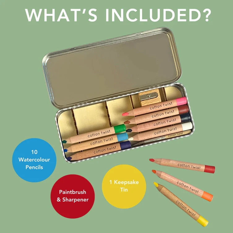 Cotton Twist | Jumbo Watercolour Pencils Tin