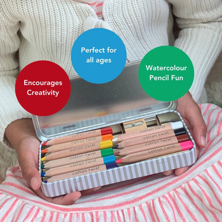 Cotton Twist | Jumbo Watercolour Pencils Tin