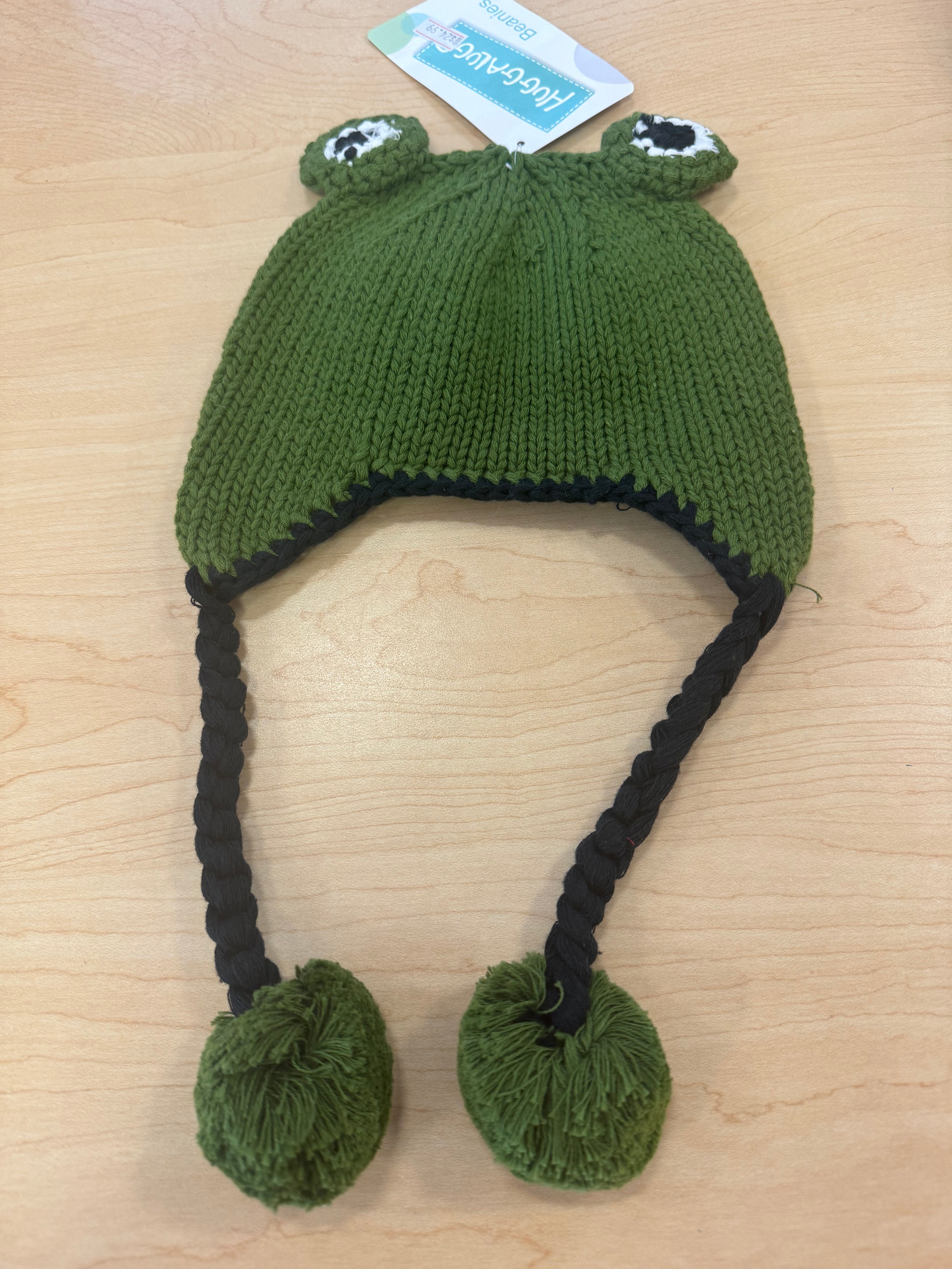 Huggalugs frog beanies