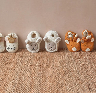 Sophie Cotton Knit Baby Booties