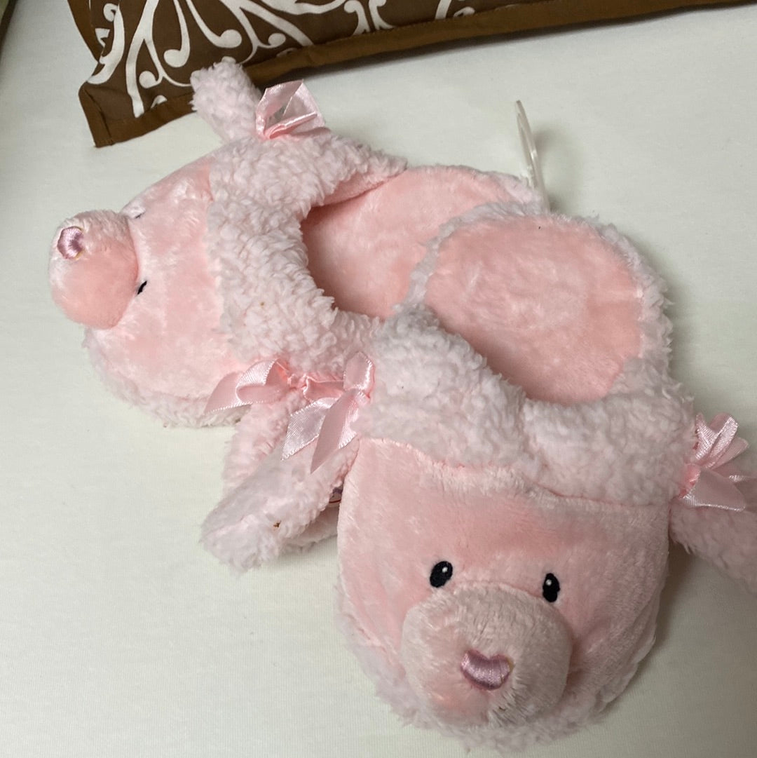 Gund pink poodle slippers